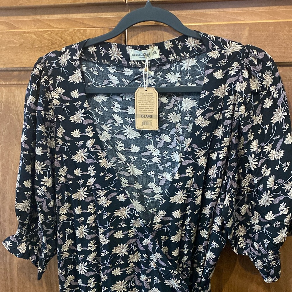 New Natural Life wrap maxi dress. It is a perfect lightweight summer dress.